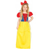 COSTUME CARNEVALE PRINCIPESSA DEL BOSCO 3/4 ANNI VESTITO PER TRAVESTIMENTI A TEMA FAVOLE BIANCANEVE ABITO NO ACCESSORI