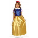 COSTUME CARNEVALE PRINCIPESSA DEL BOSCO 3/4 ANNI VESTITO PER TRAVESTIMENTI A TEMA FIABE FAVOLE DI BIANCANEVE NO ACCESSOR