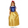 COSTUME CARNEVALE PRINCIPESSA DEL BOSCO 3/4 ANNI VESTITO PER TRAVESTIMENTI A TEMA FIABE FAVOLE DI BIANCANEVE NO ACCESSOR