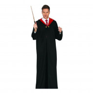 COSTUME MAGO STUDENTE VESTITO TG.M UNISEX TUNICA C/CAPPUCCIO TRAVESTIMENTI DI CARNEVALE A TEMA HARRY POTTER NO ACCESSORI