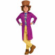 COSTUME CARNEVALE WILLY WONKA 5/6ANN VESTITO CHARLIE FABRICA DI CIOCCOLATO CAPPOTTO GILET PANTALONI CAPPELLO NO ACCESSOR