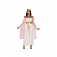 COSTUME CARNEVALE EGIZIANA TG.L VESTITO CLEOPATRA ABITO MANTELLO E CINTURA TRAVESTIMENTI A TEMA ANTICO EGITTO NO ACCES