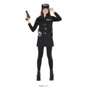 COSTUME CARNEVALE S.W.A.T.POLIZIOTTA 14/16 ANNI VESTITO SWAT SQUADRA SPECIALE BERRETTO ABITO PANTALONE NO ACCESSORI