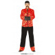 COSTUME CARNEVALE DA CINESE MANDARINO UOMO TG M 48/50 VESTITO COMPLETO DI CAPPELLO GIACCA E PANTALONE NO ACCESSORI