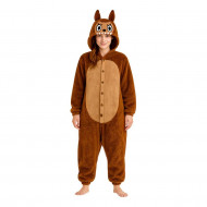 COSTUME CARNEVALE DA MOSTRO LULU MONSTER DONNA TG M 42/44 VESTITO TUTONE CON CAPPUCCIO E ORECCHIE NO ACCESSORI