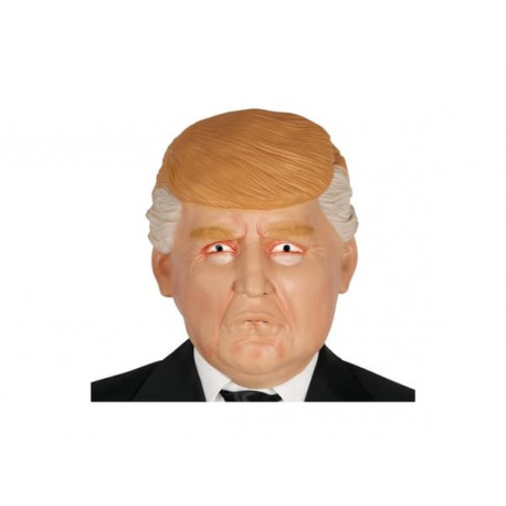 MASCHERA CARNEVALE IN LATTICE MR.PRESIDENT U.S.A.DONALD TRUMP PRESIDENTE STATI UNITI D AMERICA MASCHERA COPRICAPO GUIRCA