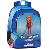 ZAINO ORGANIZZATO 3ZIP SKIFIDOL ITALIAN BRAINROT TUNG TUNG TUNG SAHUR SCUOLA TEMPO LIBERO 44X33X22CM PANINI SCUOLA ITALY