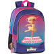 ZAINO ORGANIZZATO 3ZIP SKIFIDOL ITALIAN BRAINROT BALLERINA CAPPUCCINA SCUOLA TEMPO LIBERO 44X33X22CM PANINI SCUOLA ITALY