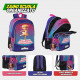 ZAINO ORGANIZZATO 3ZIP SKIFIDOL ITALIAN BRAINROT BALLERINA CAPPUCCINA SCUOLA TEMPO LIBERO 44X33X22CM PANINI SCUOLA ITALY