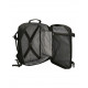 ZAINO BORSA DA VIAGGIO E DA LAVORO 2 CERNIERE MOVOM FOSTER NERO 30X44X18CM MULTITASCHE CON FASCIA AGGANCIO TROLLEY