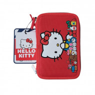 ASTUCCIO 3 ZIP A LIBRO HELLO KITTY CORREDO SCUOLA COMPLETO CONTIENE 45PZ ACCESSORI SCUOLA DA PANINI SCUOLA ITALY