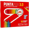 SCATOLINA 18 PENNARELLI SEVEN PUNTA 3.0 CHE NON RIENTRA TAPPO SICUREZZA VENTILATO IMPUGNATURA TRIANGOLARE SEVEN ITALY