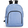 ZAINO SCUOLA ORGANIZZATO COMIX LUREX AZZURRO GLITTER 32X43X23CM 31L 3 ZIP 2 TASCHE CON ZIP PANINI SCUOLA ITALY