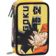 ASTUCCIO 3 ZIP A LIBRO DRAGON BALL SUPER CONTIENE 45PZ PASTELLI PENNARELLI PENNE CANCEL E ACCESSORI SCUOLA PANINI ITALY