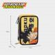 ASTUCCIO 3 ZIP A LIBRO DRAGON BALL SUPER CONTIENE 45PZ PASTELLI PENNARELLI PENNE CANCEL E ACCESSORI SCUOLA PANINI ITALY
