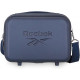 BEAUTY DA VIAGGIO ABS RIGIDO REEBOK FRANKLIN BLU 29X21X15CM CON FASCIA ELASTICA PER AGGANCIO AL TROLLEY OFFICIAL PRODUCT