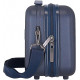 BEAUTY DA VIAGGIO ABS RIGIDO REEBOK FRANKLIN BLU 29X21X15CM CON FASCIA ELASTICA PER AGGANCIO AL TROLLEY OFFICIAL PRODUCT