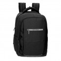ZAINO 2 ZIP MOVOM TRIMMED NERO LAVORO E DA VIAGGIO 30X42X15CM PORTA PC PORTATABLET MULTITASCHE AGGANCIABILE AL TROLLEY
