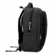 ZAINO 2 ZIP MOVOM TRIMMED NERO LAVORO E DA VIAGGIO 30X42X15CM PORTA PC PORTATABLET MULTITASCHE AGGANCIABILE AL TROLLEY