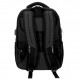 ZAINO 2 ZIP MOVOM TRIMMED NERO LAVORO E DA VIAGGIO 30X42X15CM PORTA PC PORTATABLET MULTITASCHE AGGANCIABILE AL TROLLEY