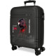 TROLLEY ABS DA VIAGGIO 4DOPPIE RUOTE SPIDER MAN TECNOLOGY MARVEL VALIGIA CABINA 40X20X55CM ROSSA 2CHIUSURE A COMBINAZION