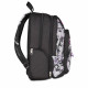 SEVEN ZAINO SCUOLA DUAL DETACH DOPPIO SCOMPARTO 1 STACCABILE ZAINO GRIGIO AZZURRO 30X44X24CM 32L TASCHE PC E BORRACCIA