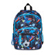 SJ SEVEN JUNIOR ZAINO SCUOLA DOPPIO SCOMPARTO SJ GANG EVER FLUID GAME BOY PALLA CALCIO 30X42X23CM TASCA PORTA BORRACCIA