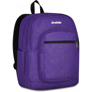 ZAINO SCUOLA SEVEN SHINE GRS DOPPIO SCOMPARTO LILLA CON BRILLANTINI 32X43X25CM 34L TASCHE PC E BORRACCIA SEVEN ITALY