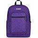 ZAINO SCUOLA SEVEN SHINE GRS DOPPIO SCOMPARTO LILLA CON BRILLANTINI 32X43X25CM 34L TASCHE PC E BORRACCIA SEVEN ITALY