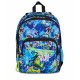SJ SEVEN JUNIOR ZAINO SCUOLA DOPPIO SCOMPARTO SJ GANG EVER CLOUDY BLUE 30X42X23CM 31L TASCA LATERALE PORTA BORRACCIA