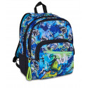 SJ SEVEN JUNIOR ZAINO SCUOLA DOPPIO SCOMPARTO SJ GANG EVER CLOUDY BLUE 30X42X23CM 31L TASCA LATERALE PORTA BORRACCIA