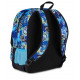SJ SEVEN JUNIOR ZAINO SCUOLA DOPPIO SCOMPARTO SJ GANG EVER CLOUDY BLUE 30X42X23CM 31L TASCA LATERALE PORTA BORRACCIA
