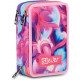 SJ SEVEN JUNIOR ASTUCCIO SCUOLA 3ZIP A LIBRO SJ GANG EVER PINK BEAT GIRL45PZ.2PENNE CANCELLABILI SPINNY+COLORI+ACCESSORI
