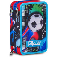 SJ SEVEN JUNIOR ASTUCCIO SCUOLA 3ZIP A LIBRO SJ GANG EVER FLUID GAME BOY45PZ.2PENNE CANCELLABILI SPINNY+COLORI+ACCESSORI