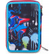 SJ SEVEN JUNIOR ASTUCCIO SCUOLA 3ZIP A LIBRO SJ GANG EVER FLUID GAME BOY45PZ.2PENNE CANCELLABILI SPINNY+COLORI+ACCESSORI