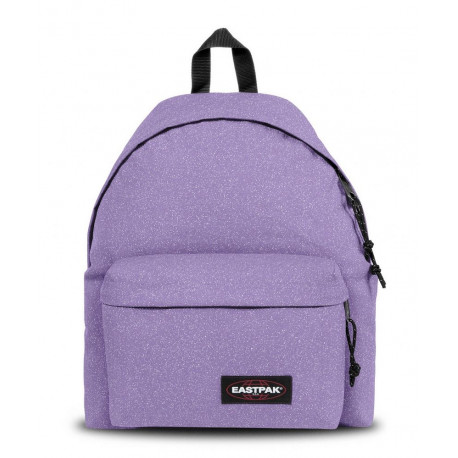 ZAINO EASTPAK PADDED PAKR 98 SPARKLY DAHLIA GLITTER 24L 40X30X18CM ZAINO SCUOLA AMERICANO LILLA GLITTER EASTPAK