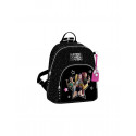 K-POP ZAINETTO TEMPO LIBERO DEMON HUNTERS EN ENERGY 28X23X11CM ZAINO NERO MINI BACKPACK 1 ZIP NETFLIX OFFICIAL PRODUCT