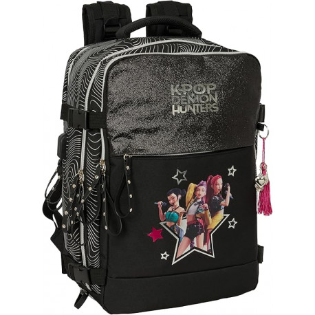 K-POP ZAINO SCUOLA ORGANIZZATO DEMON HUNTERS EN ENERGY 33X44X22CM ZAINO BACKPACK 16,6" NETFLIX OFFICIAL PRODUCT