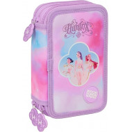 K-POP ASTUCCIO SCUOLA 3 ZIP A LIBRO DEMON HUNTERS ARTIST COMPLETO DI 37 PZ ACCESSORI SCUOLA NETFLIX OFFICIAL PRODUCT