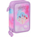 K-POP ASTUCCIO SCUOLA 3 ZIP A LIBRO DEMON HUNTERS ARTIST COMPLETO DI 37 PZ ACCESSORI SCUOLA NETFLIX OFFICIAL PRODUCT