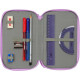 K-POP ASTUCCIO SCUOLA 3 ZIP A LIBRO DEMON HUNTERS ARTIST COMPLETO DI 37 PZ ACCESSORI SCUOLA NETFLIX OFFICIAL PRODUCT