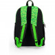 ZAINO ORGANIZZATO MINECRAFT ZAINO SCUOLA 43X32X23CM 2 TASCHE NEROVERDE+PIXEL PER PERSONALIZZARLO PANINI SCUOLA ITALY