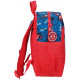 ZAINO ASILO SPIDER MAN AUTHENTIC MARVEL 21X25X10CM BLU/ROSSO 1 ZIP 2 TASCHE PORTABOTTIGLIE ZAINETTO UOMO RAGNO