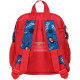 ZAINO ASILO SPIDER MAN AUTHENTIC MARVEL 21X25X10CM BLU/ROSSO 1 ZIP 2 TASCHE PORTABOTTIGLIE ZAINETTO UOMO RAGNO