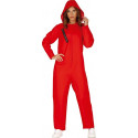 VESTITO RAPINATORE DI BANCA LA CASA DI CARTA DONNA TG.XL COSTUME CARNEVALE TUTA ROSSA /CAPUCCIO CASA DE PAPEL NO ACCESSO