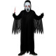 COSTUME FANTASMA ASSASSINO NERO 10/12 ANNI 151CM TUNICA E MASCHERA HORROR TRAVESTIMENTI HALLOWEEN CARNEVALE NO ACCESSORI