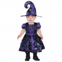 COSTUME STREGHETTA VIOLA BABY 18/24 MESI VESTITO E CAPPELLO STREGA PER TRAVESTIMENTI DI CARNEVALE/HALLOWEEN NO ACCESSORI