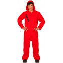 VESTITO RAPINATORE DI BANCA LA CASA DI CARTA TG.XL COSTUME CARNEVALE HALLOWEEN ROSSO TUTONE CASA DE PAPEL NO ACCESSORI