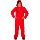 VESTITO RAPINATORE DI BANCA LA CASA DI CARTA TG.XXL COSTUME CARNEVALE HALLOWEEN ROSSO TUTONE CASA DE PAPEL NO ACCESSORI