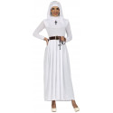 COSTUME SUORA BIANCO VESTITO COMPLETO CUFFIA E CINTURA TG.M PER TRAVESTIMENTI DI CARNEVALE SCENE RELIGIOSE NO ACCESSORI